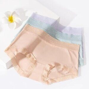 Schiesser Lace Trim Womens Briefs 3 Pack